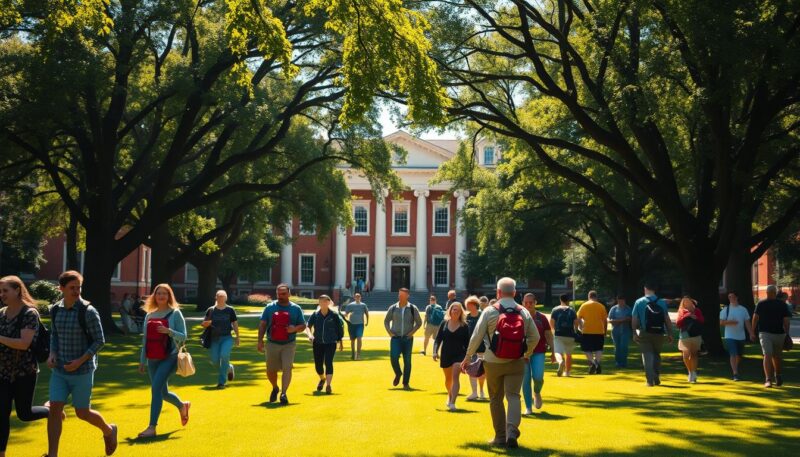 campus life on the East Coast